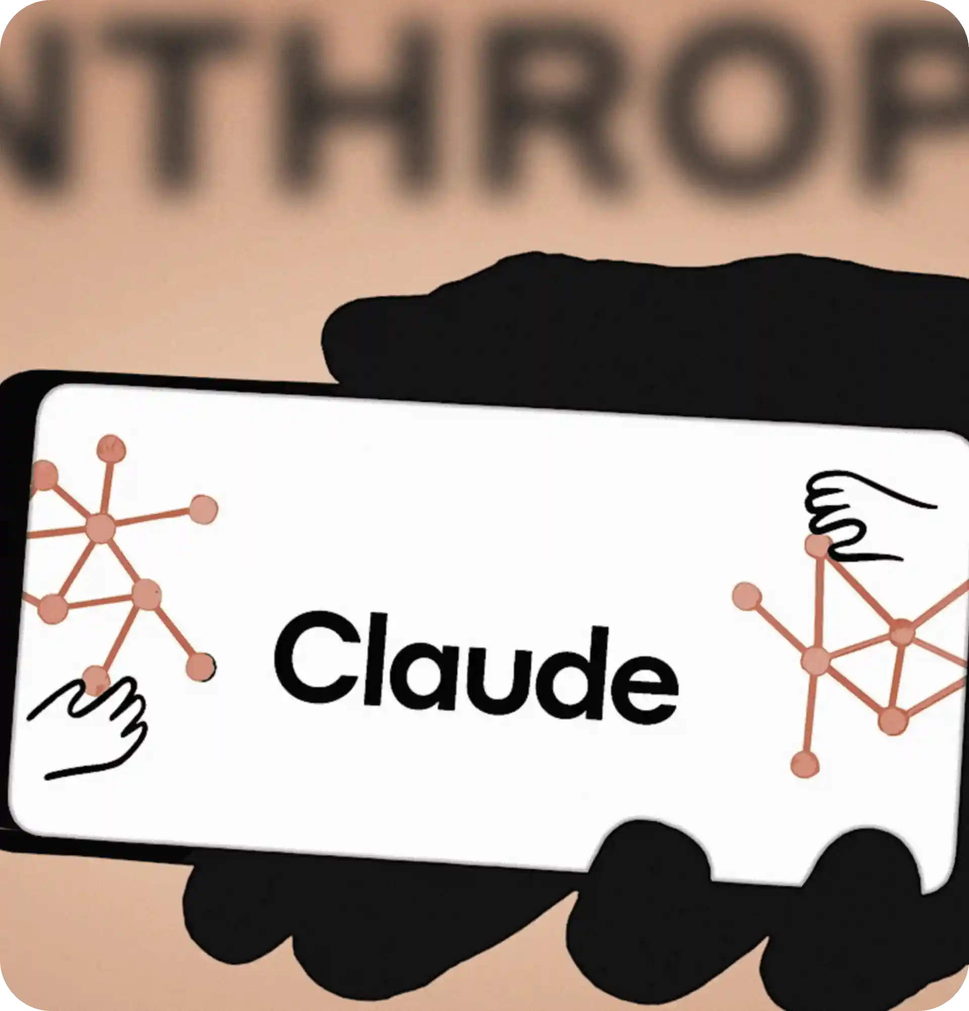 Concept illustration of Claude AI evolving into an autonomous agent mode